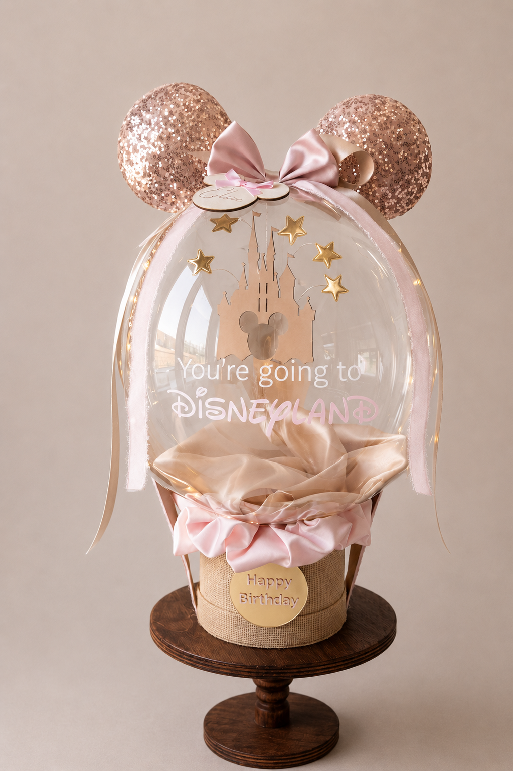 'You're Going To Disneyland' Light Up Bubble