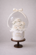 "Ivory Elegance Bouquet" Medium Classic Balloon Bubble