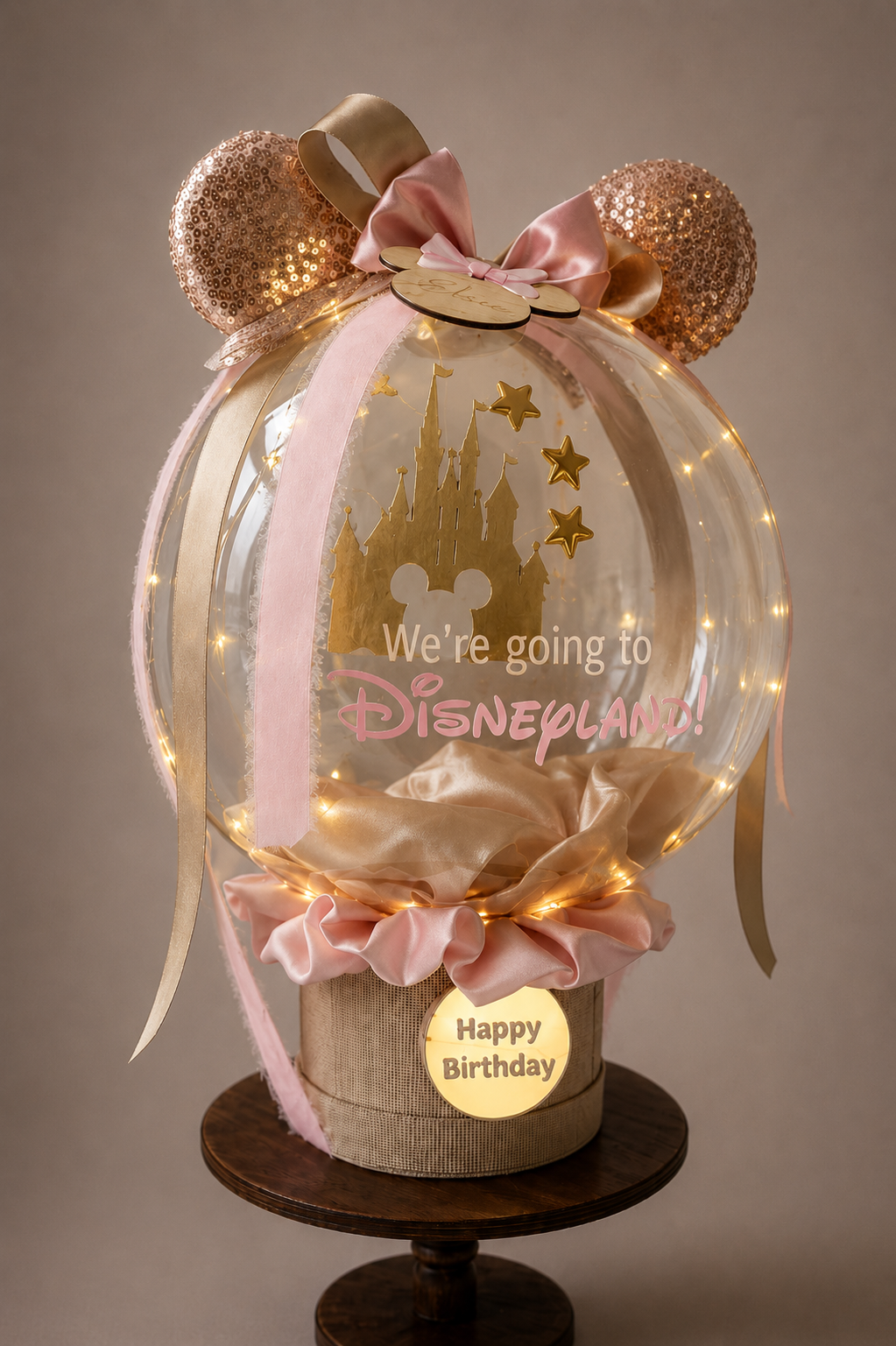 'You're Going To Disneyland' Light Up Bubble